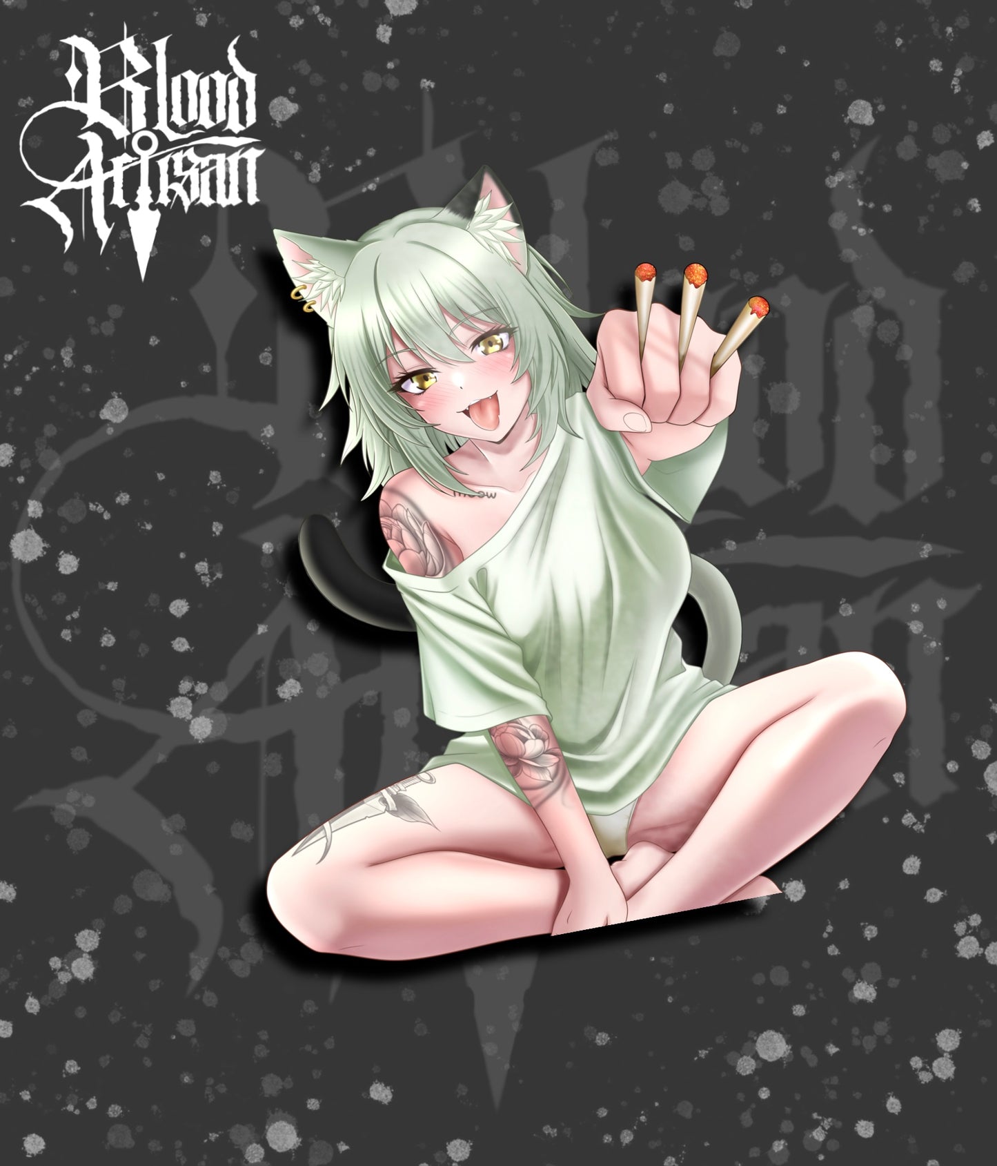Ya I Neko Clothed Decal