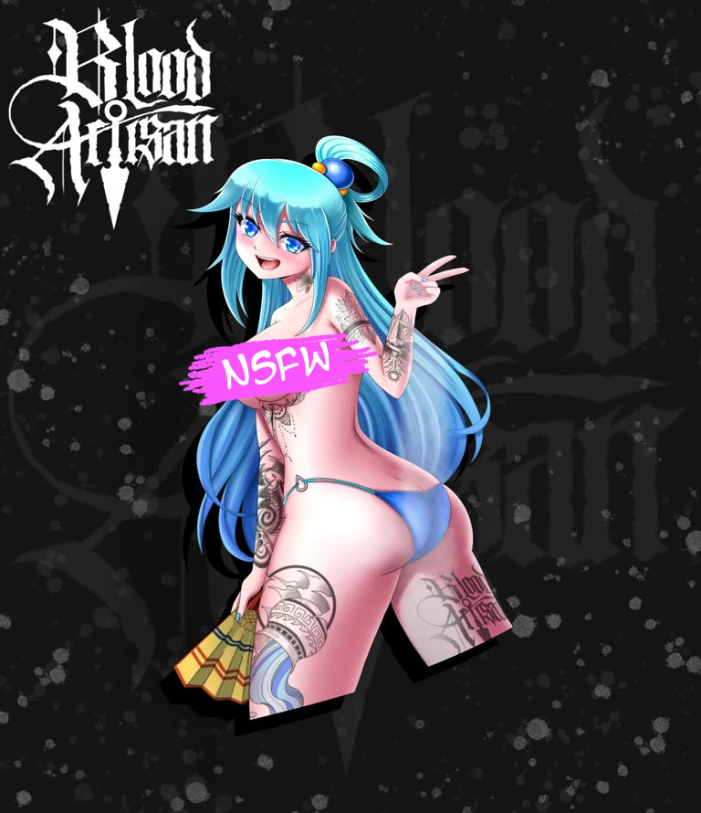 Aqua Decal