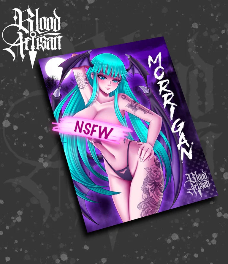 Morrigan NSFW Print