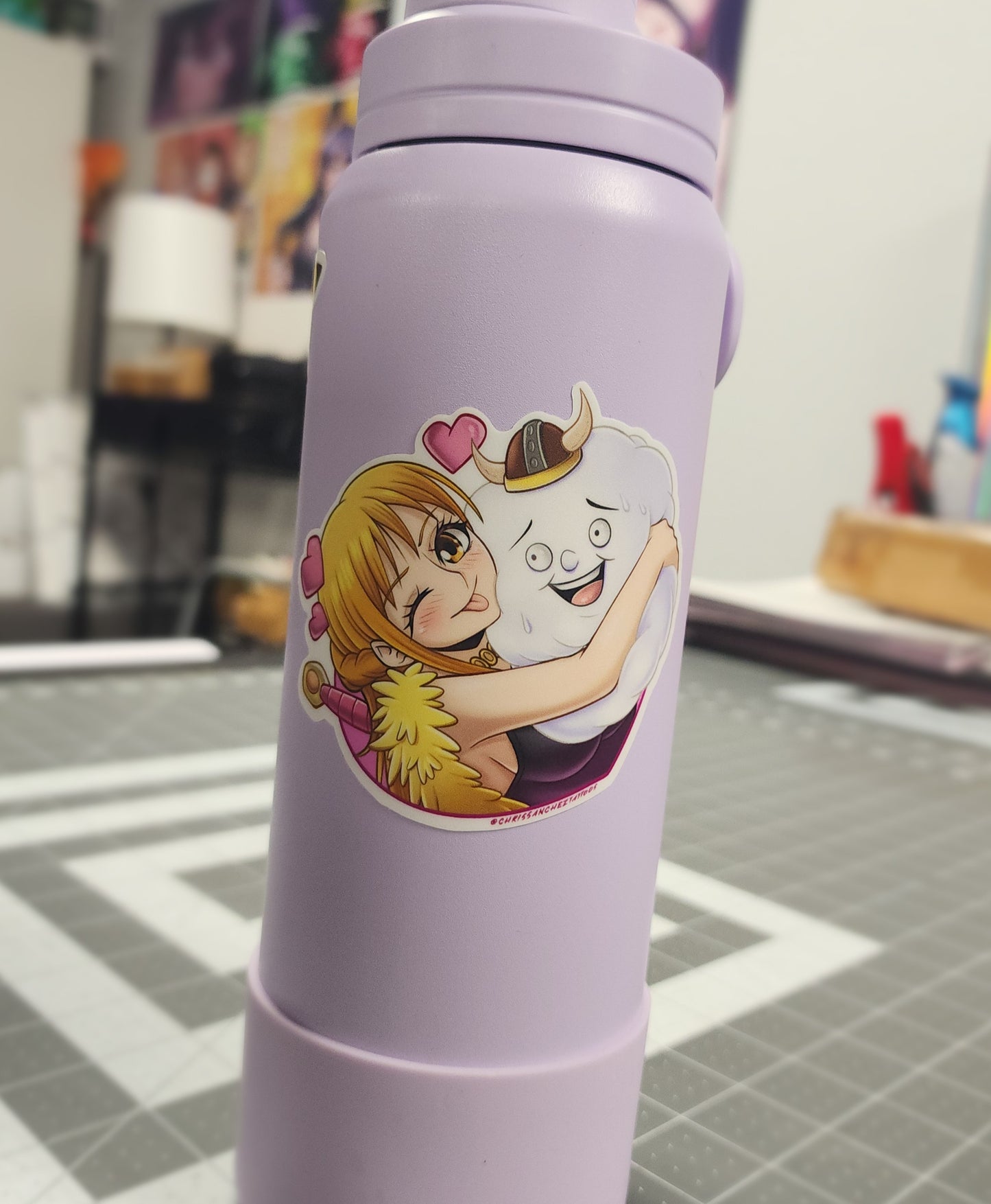 Nami and Zeus Sticker