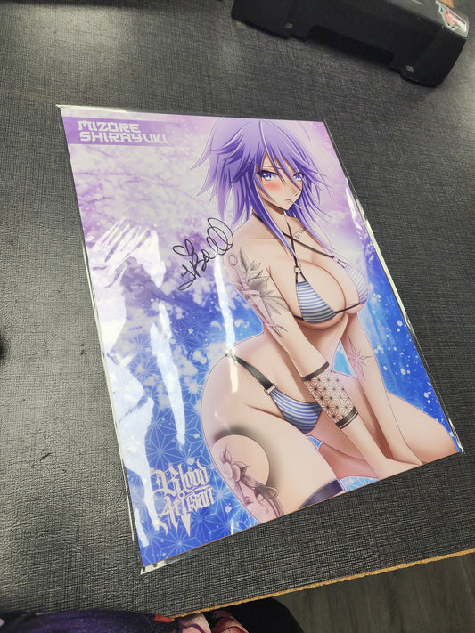 Signed Mizore Print by Tia Ballard