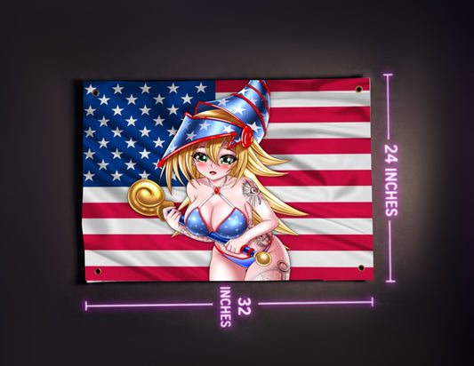 American Dark Magician Girl Flag