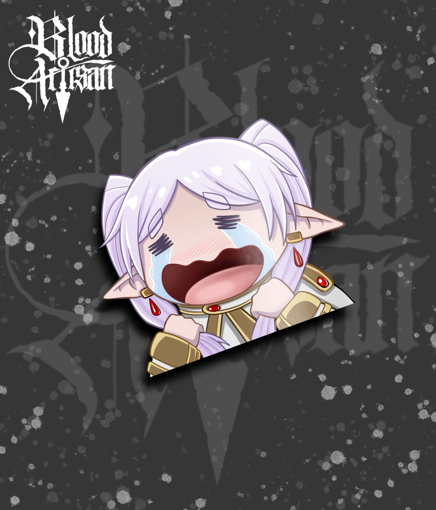 Frieren Crying Peeker