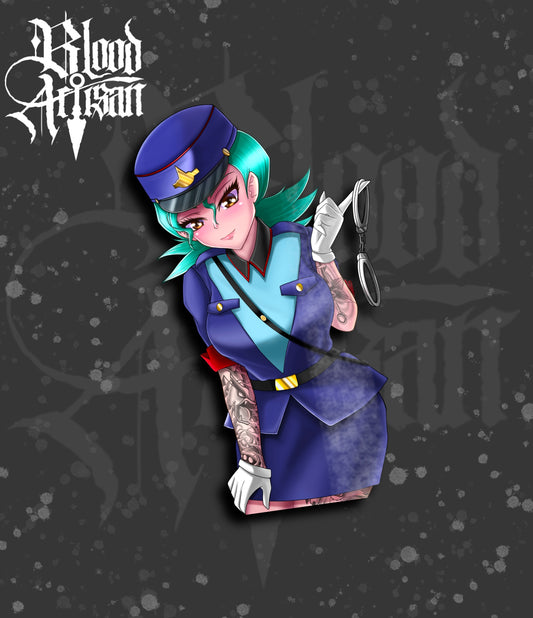 Officer Jenny Clothed Decal