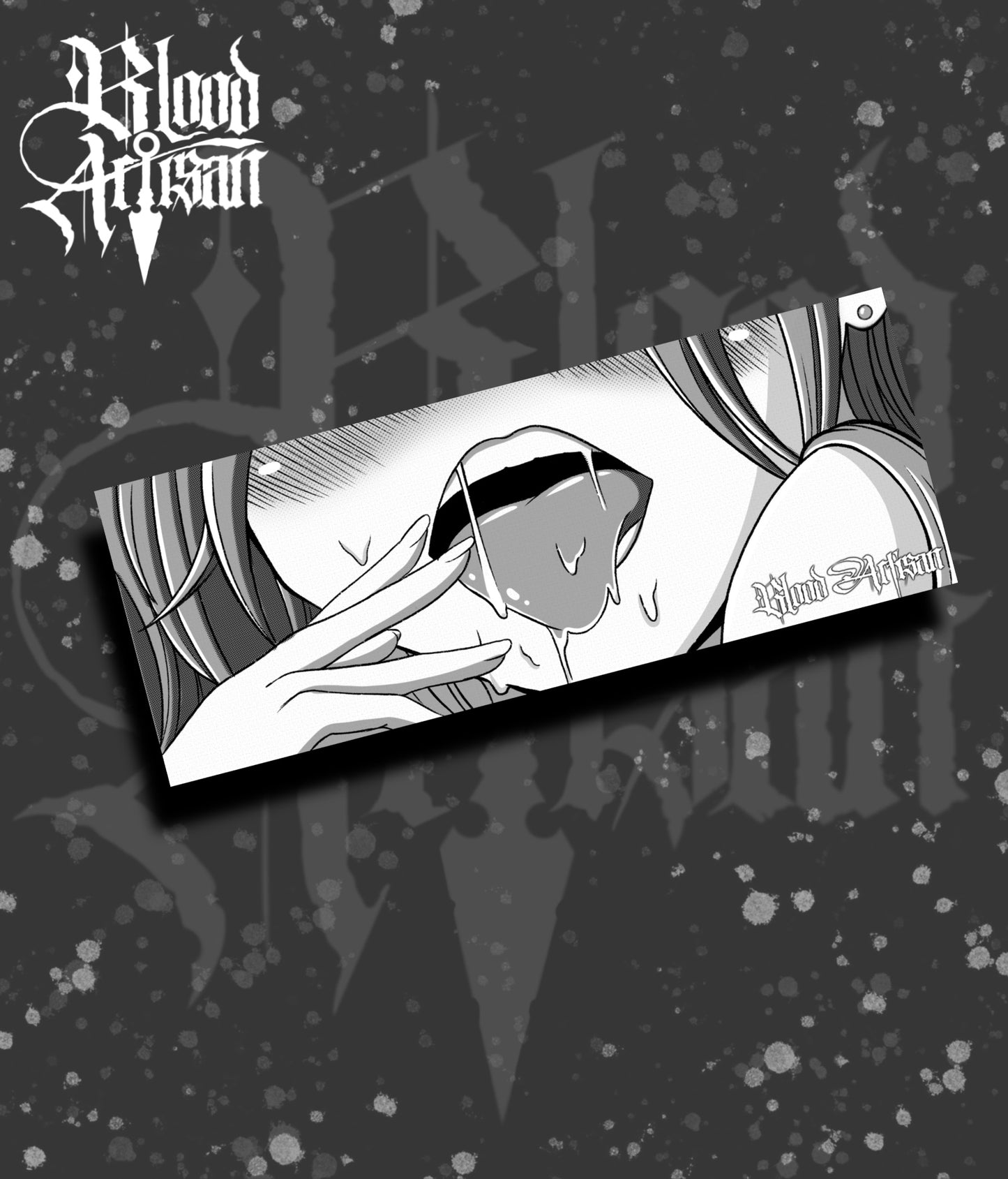 Raunchy Mouth Bumper Sticker