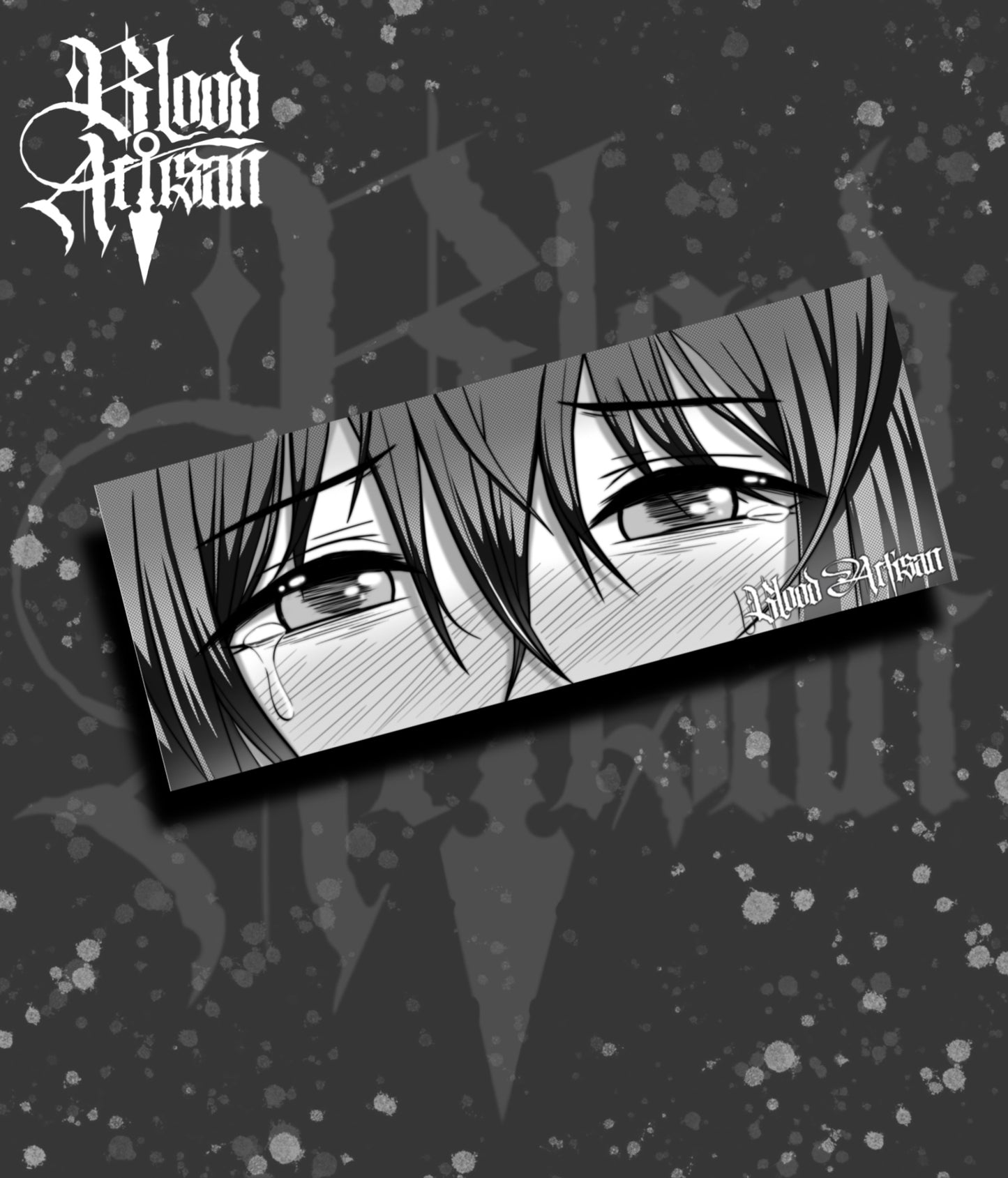 Sad Eyes Bumper Sticker