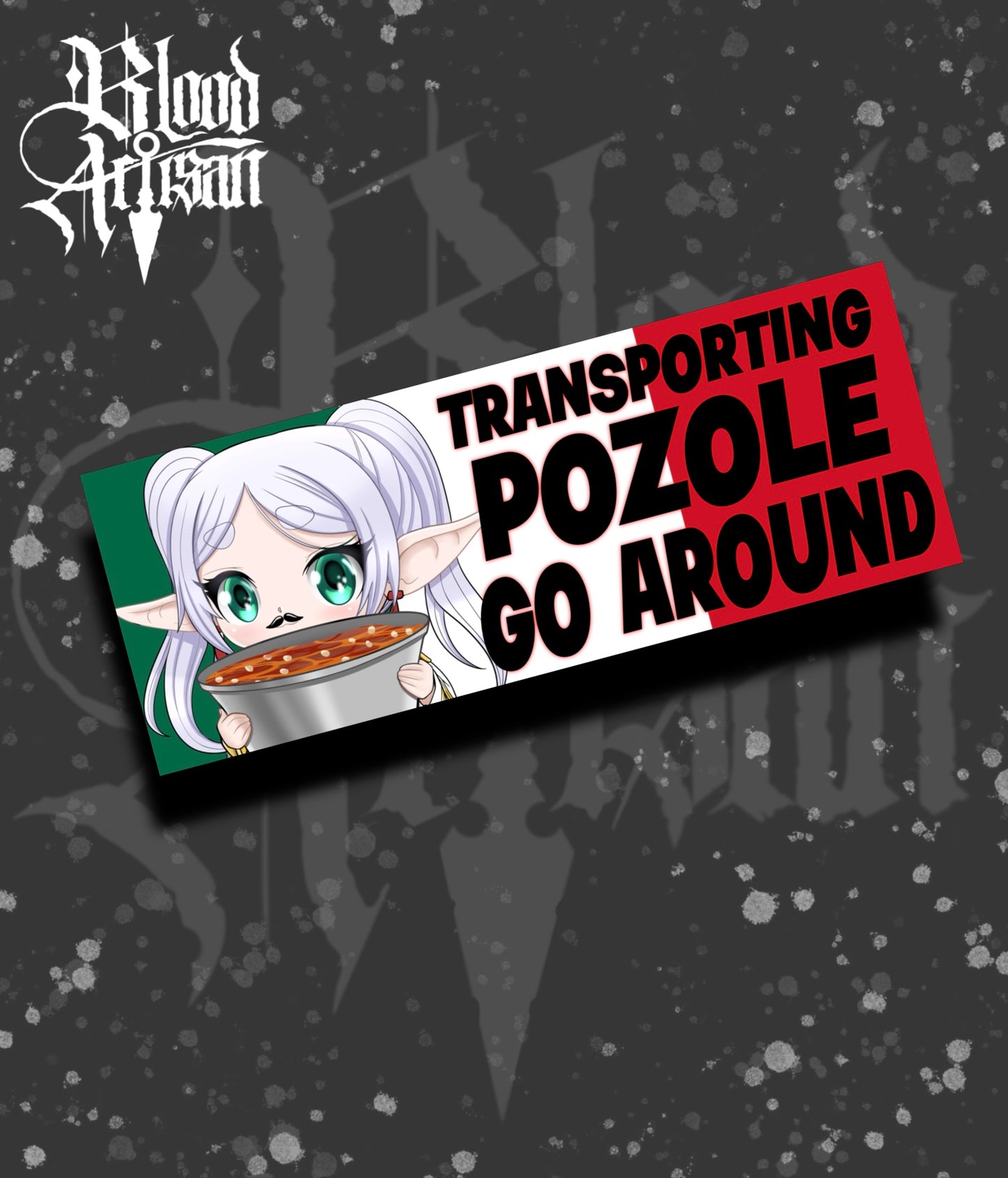 Transporting Pozole Bumper Sticker