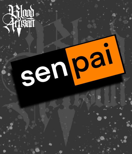 Senpai Bumper Sticker