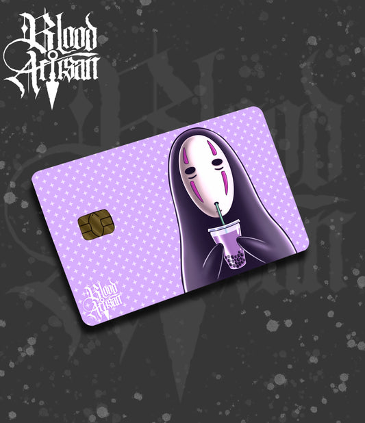 No Face Boba Card