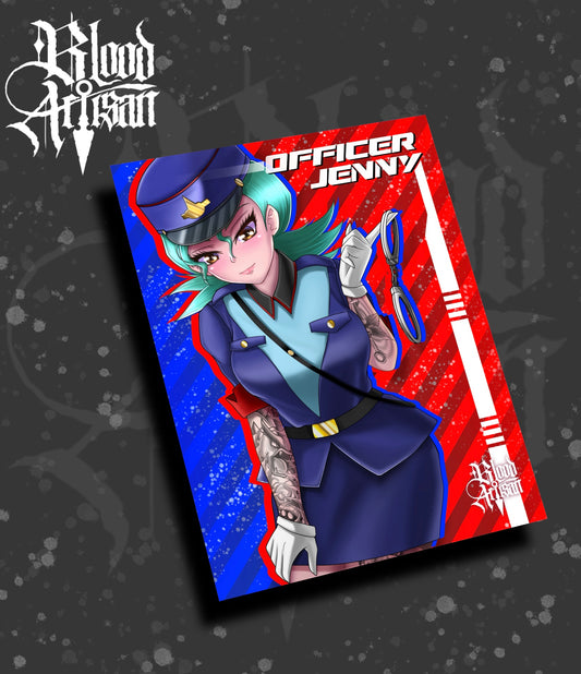 Officer Jenny Clothed Print