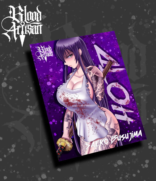 Saeko Clothed Print