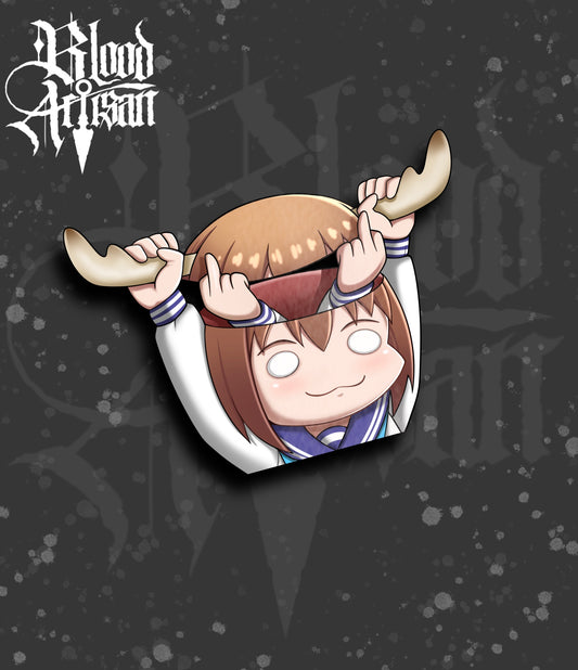 Nokotan Middle Finger Peeker