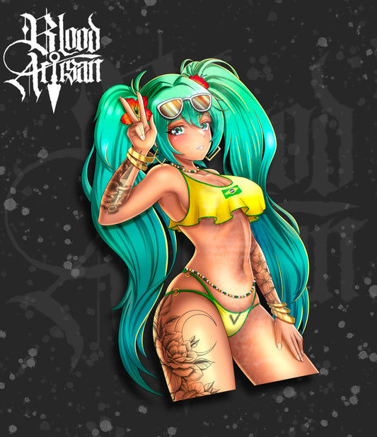 Brazilian Miku Decal