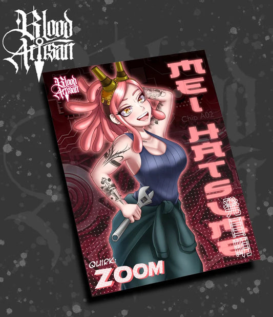 Mei Hatsume Clothed Print