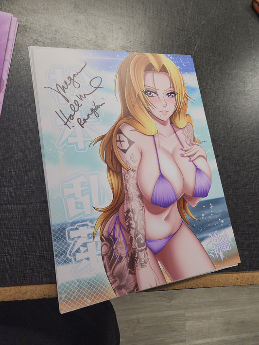 Signed Rangiku Matsumoto Print