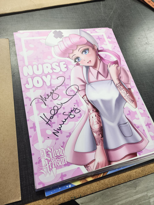 Signed Nurse Joy Clothed Print