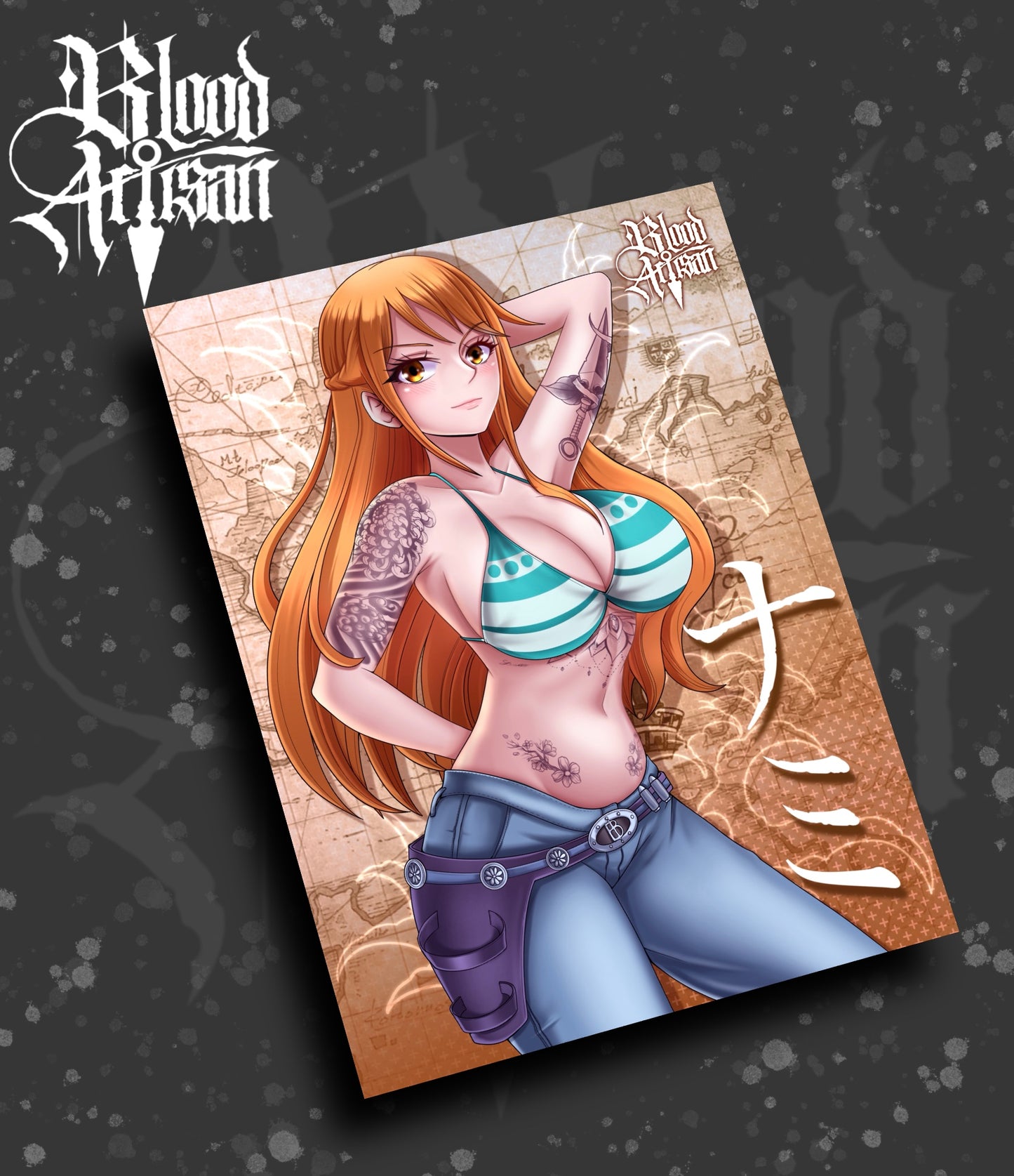 Nami V2 Clothed Print