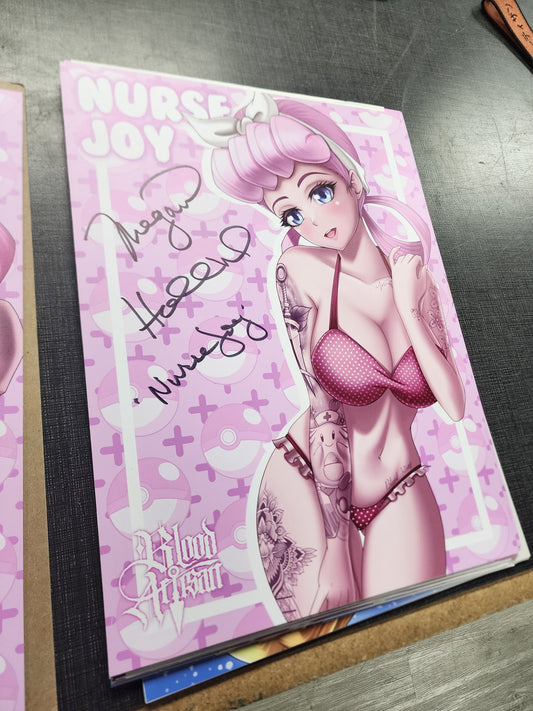 Signed Nurse Joy Bikini Print