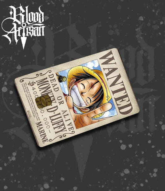 Wanted Luffy Card