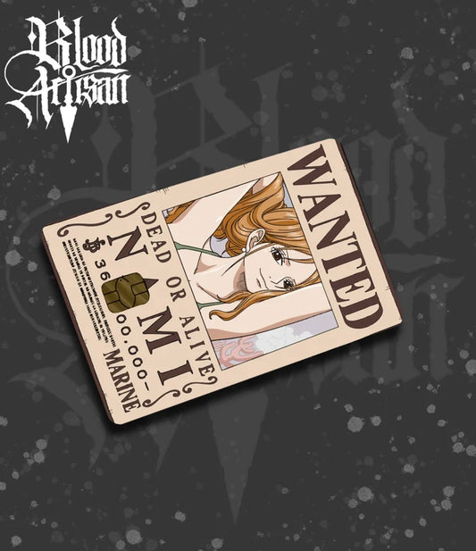 Wanted Nami Card